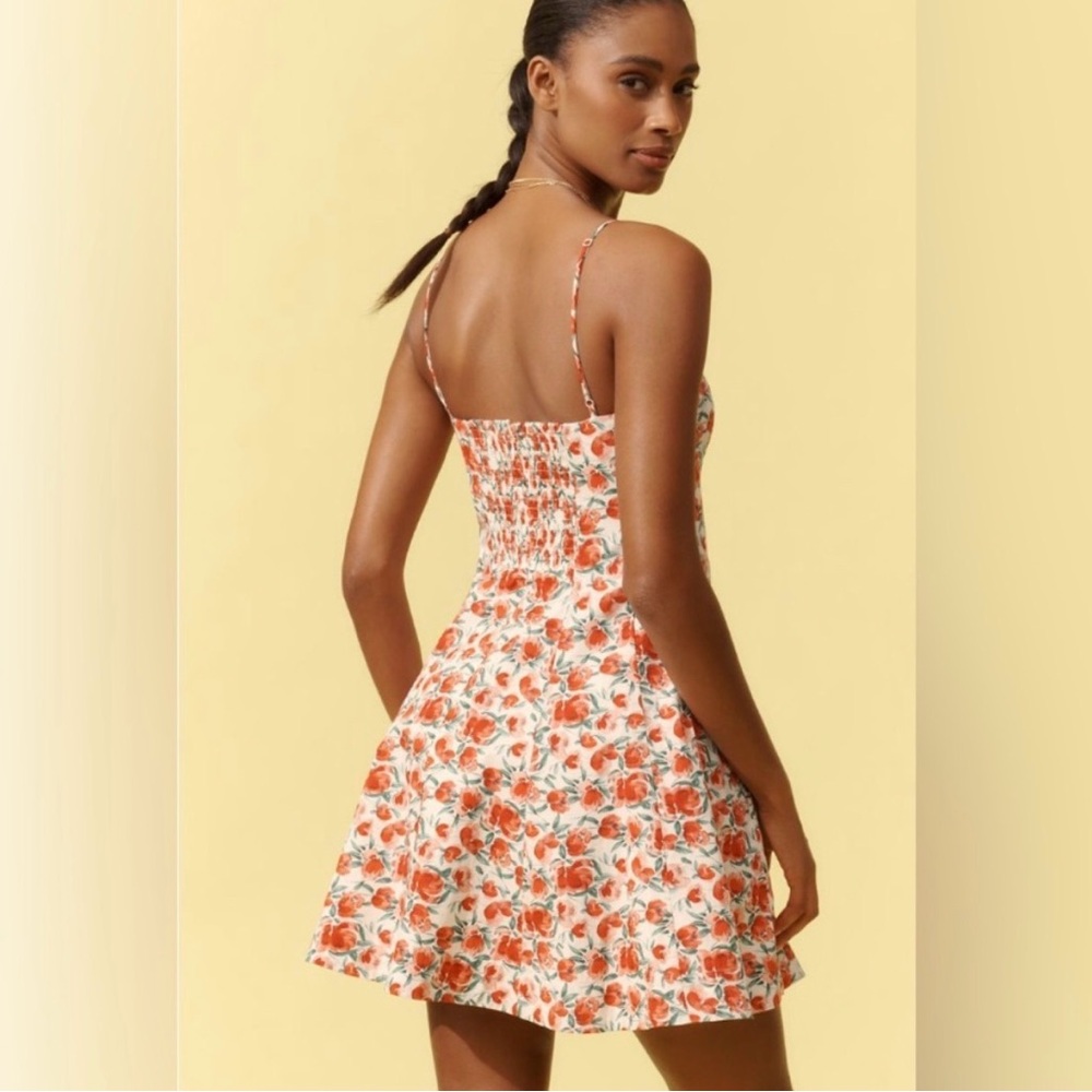 Anthropologie Maeve Lace-Trim Sweetheart Mini Dress Size XL NWT - Picture 3 of 9